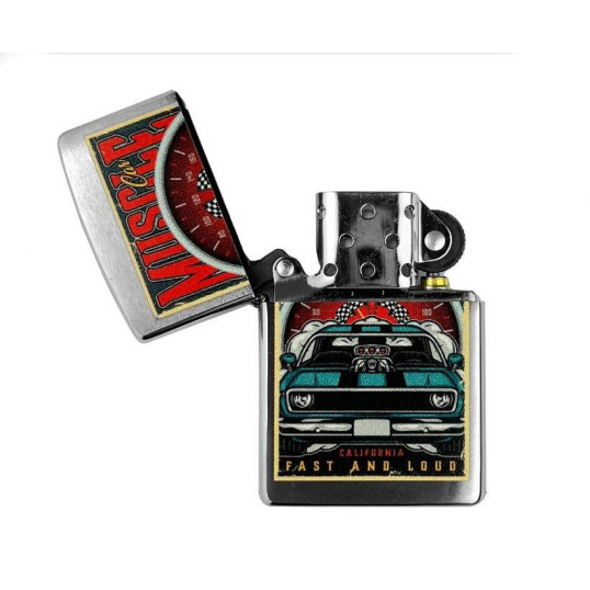 Benzines Zippo öngyújtó  -  Muscle Car