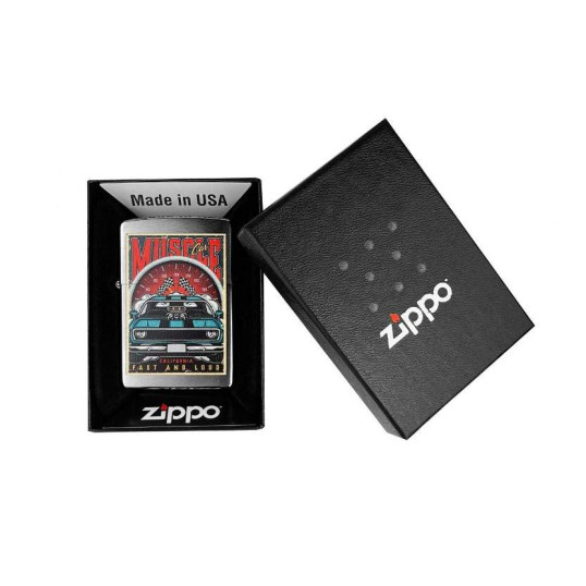 Benzines Zippo öngyújtó  -  Muscle Car