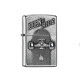 Zippo Born to Ride szálcsiszolt króm benzines öngyújtó – 3D hatású gördeszka mintával