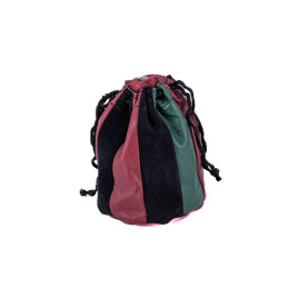 Padonio dohánytartó erszény színes bőrből-piros-zöld-fekete