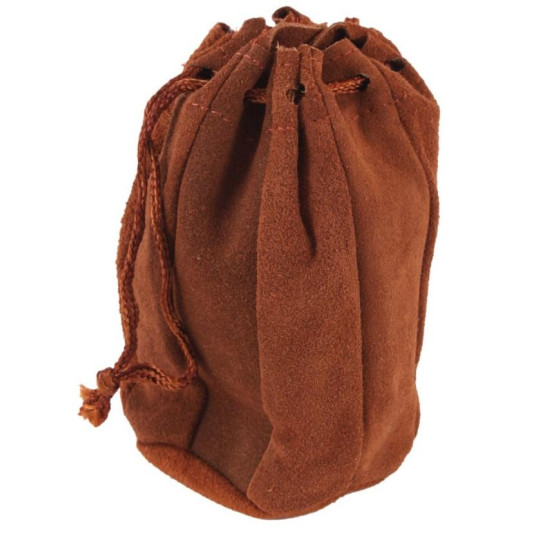 Padonio dohánytartó erszény szarvasbőrből, világosbarna színű 