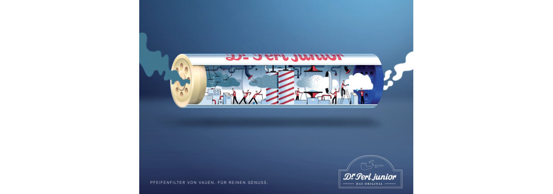 Miért van szüksége a pipájához Vauen Dr Perl Junior pipafilterre?