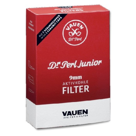 Vauen Dr Perl Junior Jubig pipa filter aktívszenes 9mm - 100db