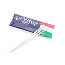Savinelli pipatisztító szárkefe pipákhoz fehér, kónikus 50 db