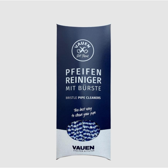 VAUEN pipatisztító szárkefe pipákhoz kék/fehér, kónikus 80 db