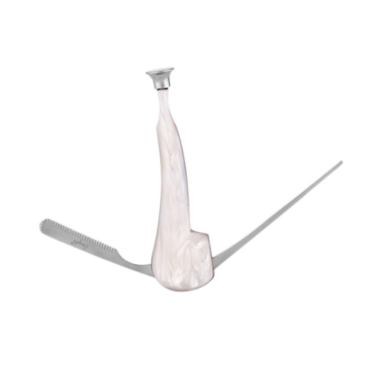 Angelo márkájú 3 részes pipatömködő - fehér és króm színű