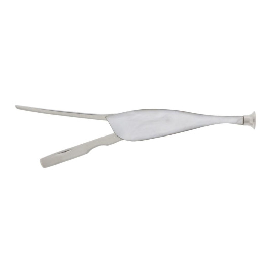 Delfin formájú gyöngyház színű pipatömködő 3 részes - Angelo