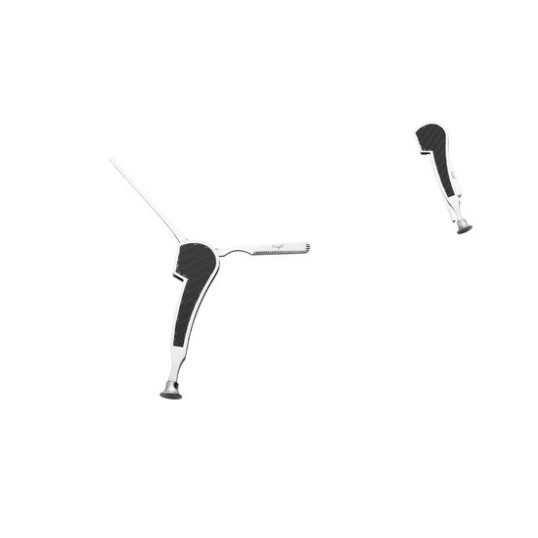 Angelo pipatömködő pipa formájú 3 részes, karbon/króm