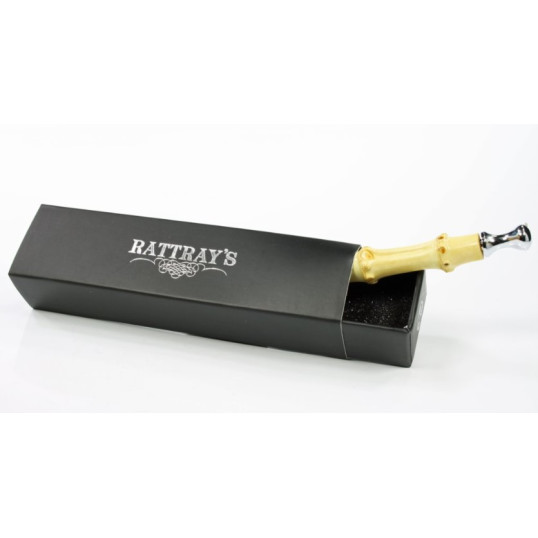 Rattrays Thin Caber Bamboo világosbarna színű pipatömködő kihúzható pipa szurkálóval - bambusz