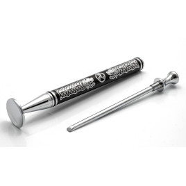 Rattrays Thin Caber Dog világosbarna színű pipatömködő kihúzható pipa szurkálóval - kutya