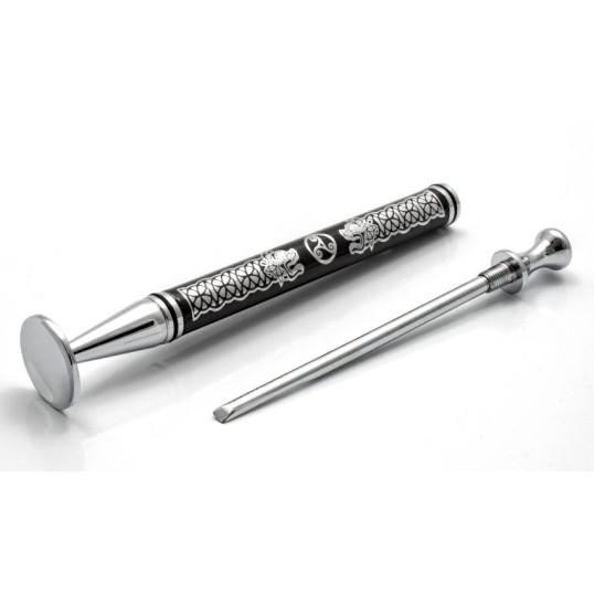 Rattrays Thin Caber Dog világosbarna színű pipatömködő kihúzható pipa szurkálóval - kutya