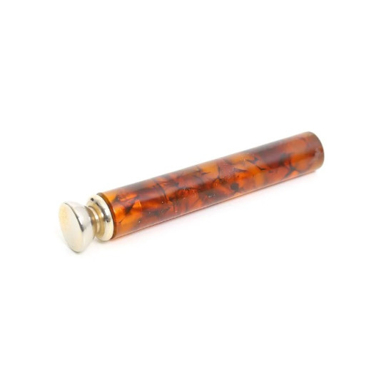 Savinelli borostyán színű akril pipatömködő 