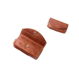 Angelo bőr pipatáska 1 pipa részére, aromazáró dohányrekesszel – barna
