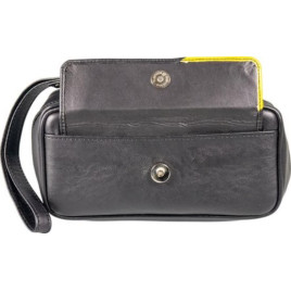 Minőségi Padonio pipatáska 2 pipa részére fekete színű-műbőr