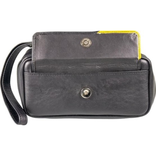 Minőségi Padonio pipatáska 2 pipa részére fekete színű-műbőr