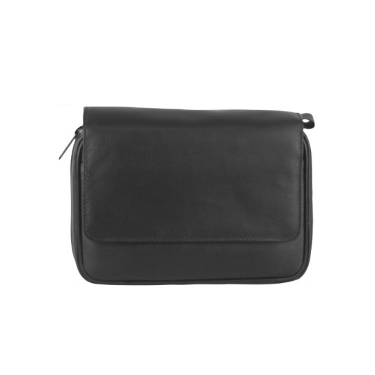 Padonio bőr pipatáska 4 pipa számára - Fekete színű