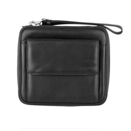 Padonio bőr pipatáska 6 pipa számára - Fekete színű
