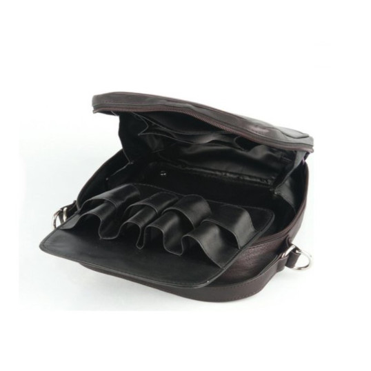 Padonio bőr pipatáska 8 pipa számára - Fekete színű