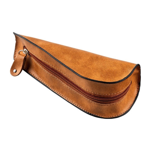 Padonio világosbarna műbőr pipatartó táska 1 pipához