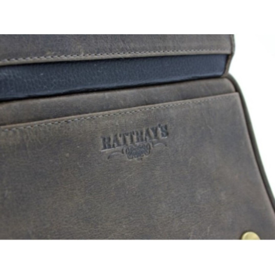 Rattray's Peat pipatáska 3 pipához olajozott bőrből