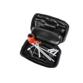 Angelo pipás szett 9 mm filteres egyenes szárú Dublin briar pipával és pipatáskával