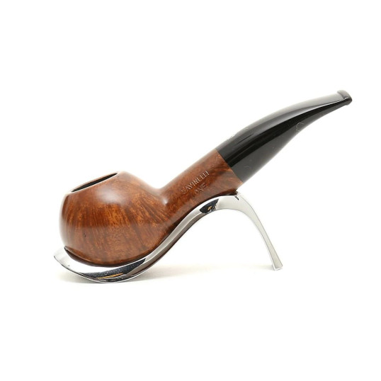 Savinelli One Starter 321 pipa szett 9 mm-es, enyhén hajlított szárú, barna briar gyökér pipával
