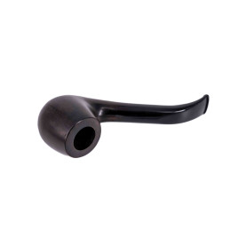 Adsorba 9mm-es sötétbarna színű filteres bruyer pipa - Bent Apple típusú 12