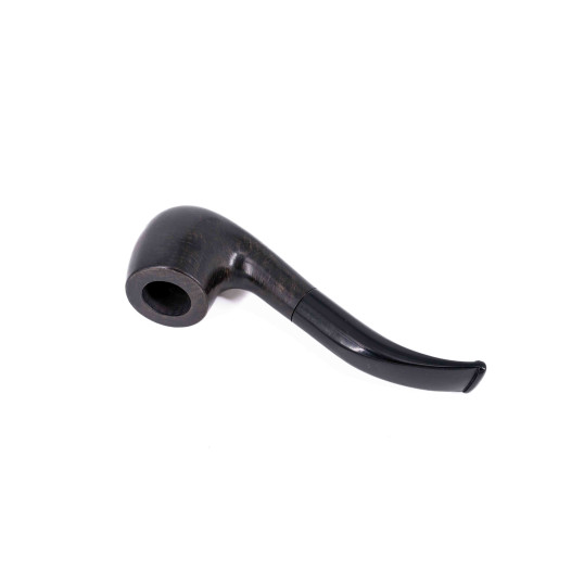 Adsorba 9mm-es sötétbarna színű filteres bruyer pipa - Bent Apple típusú 14