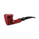 Angelo Bent Billiard típusú pipa bruyere gyökérből 9mm filterrel - tajtékbetétes - pipatáskával 