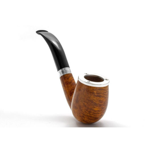 Chacom Baccara 43 OR, bruyer gyökér pipa, világosbarna színű, hajlított akril szárral