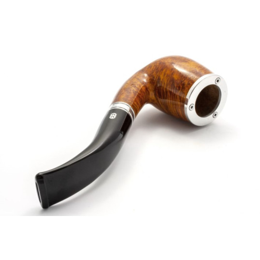 Chacom Baccara 43 OR, bruyer gyökér pipa, világosbarna színű, hajlított akril szárral