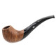 Chacom Volute N1 Unie matt barna színű hanga gyökér pipa - Enyhén hajlított fekete színű szopókával