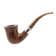 Chacom Chambord Unie barna színű gyökér mintás, dublin formájú, briar gyökér pipa, krém színű akril szárral, ezüst színű gyűrűvel