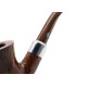 Chacom Chambord Unie barna színű gyökér mintás, dublin formájú, briar gyökér pipa, krém színű akril szárral, ezüst színű gyűrűvel