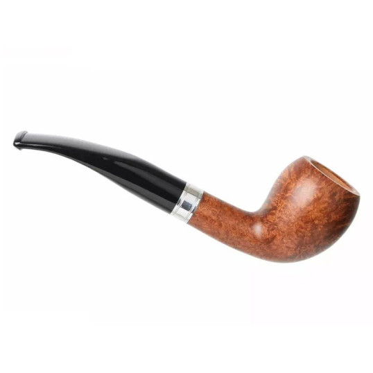 Chacom Saint Claude 99 matt barna színű bruyer gyökér pipa - Enyhén hajlított szárral