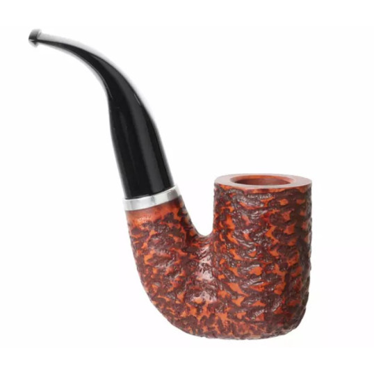 Chacom Rustic XL "Oom Paul" hanga gyökér pipa ezüst színű gyűrvel