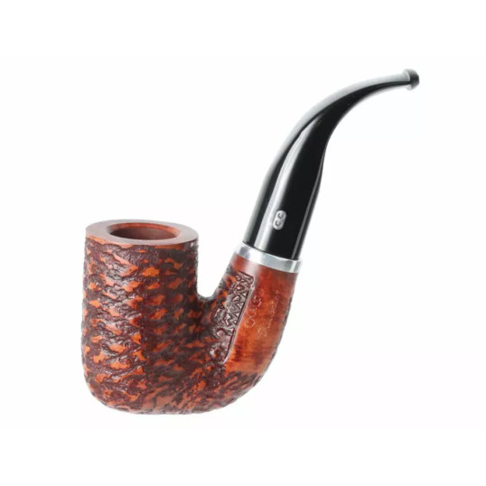 Chacom Rustic XL "Oom Paul" hanga gyökér pipa ezüst színű gyűrvel