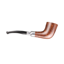 Chacom Spigot Brune Matt 88 matt sötétbarna színű hanga gyökér pipa - Enyhén hajlított fekete színű szopókával