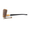 Missouri Meerschaum Wizard Cobbit Corn Cob kukorica pipa hosszú hajlított szárral, filter nélkül - OUTLET