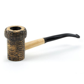Missouri Meerschaum Patriot 1000, kukorica pipa hajlított szárral, filter nélkül