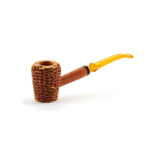 Missouri Meerschaum Corn Cob Let Freedom Ring Pipe, kukorica pipa hajlított szárral és 6mm-es filterrel
