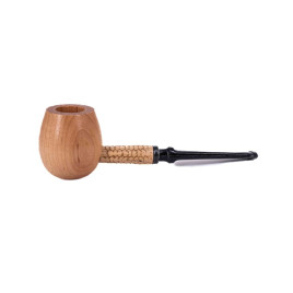 Missouri Meerschaum Maple Hardwood Apple Diplomat Pipe, egyenes szárú juharfa pipa 6mm-es filterrel