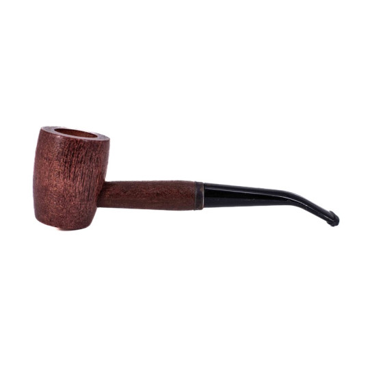 Missouri Meerschaum Ozark Mountain Hardwood Pipe, hajlított szárú juharfa pipa 6mm-es filterrel