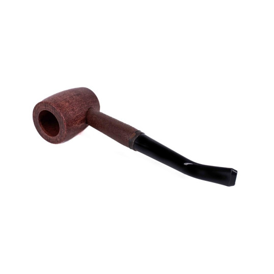 Missouri Meerschaum Ozark Mountain Hardwood Pipe, hajlított szárú juharfa pipa 6mm-es filterrel