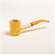 Missouri Meerschaum Corn Cob Legend kukorica pipa hajlított szárral és 6mm filterrel - bent