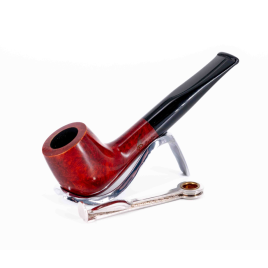 Padonio Nautica, vöröses barna színű bruyer pipa, egyenes szárral-1