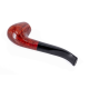 Padonio Nautica, vöröses barna színű bruyer pipa, hajlított szárral-2