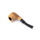 Padonio olivafa pipa 9mm filterrel - enyhén hajlított nyerges szárral - egg forma