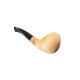 Padonio olivafa pipa 9mm filterrel - enyhén hajlított szárral - egg forma