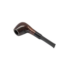 Padonio bruyer pipa 9mm filterrel, egyenes nyerges szárral, Billiard forma